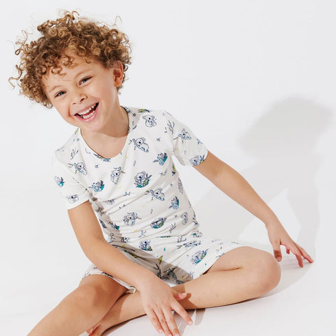 koala-bamboo-kids-pajama-short-set-bellabu-bear - Sophia's Style -5